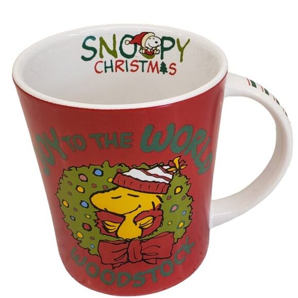 Woodstock Christmas Mug Woodstock Coffee Mug Peanuts Snoopy Christmas - Picture 3 of 10